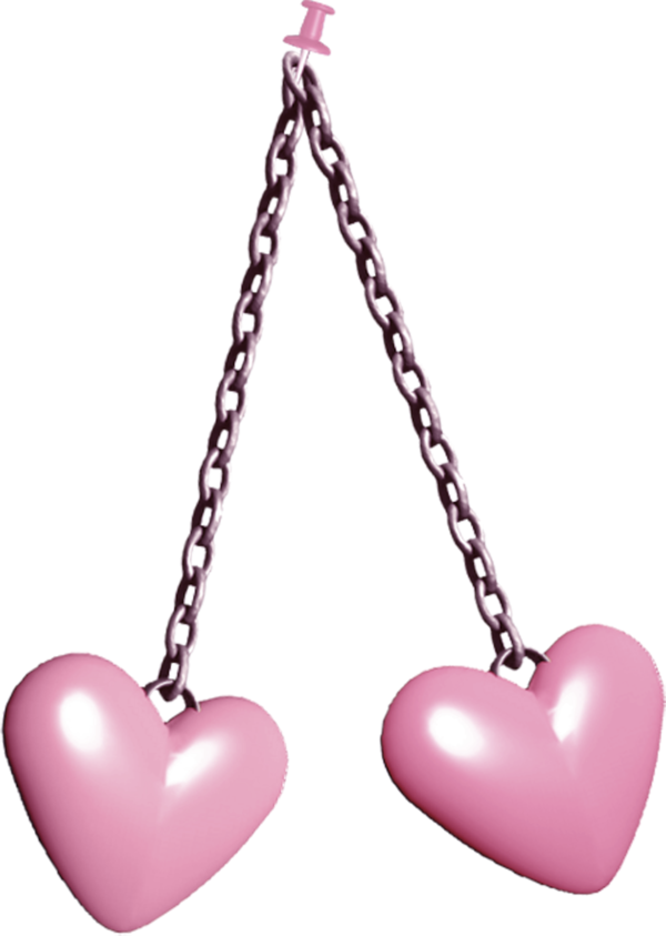 Transparent Love Heart Valentine S Day Pink for Valentines Day