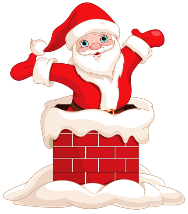 Transparent Santa Claus Chimney Chimney Sweep Christmas Ornament Christmas Decoration for Christmas