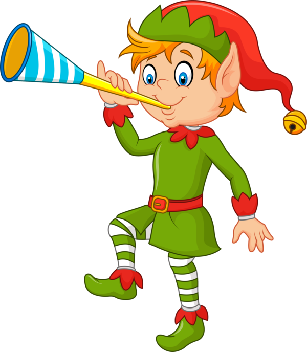 Transparent Christmas Elf Cartoon Elf Tree Christmas for Christmas