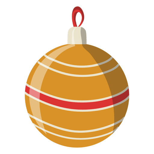 Transparent Christmas Ornament Christmas Day Sphere Orange for Christmas