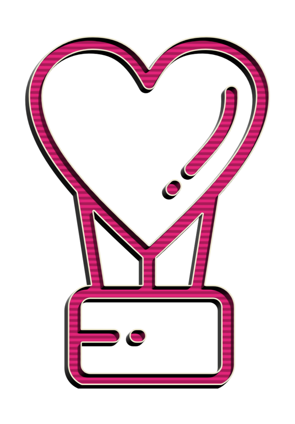 Transparent Computer Icons Heart Balloon Pink for Valentines Day