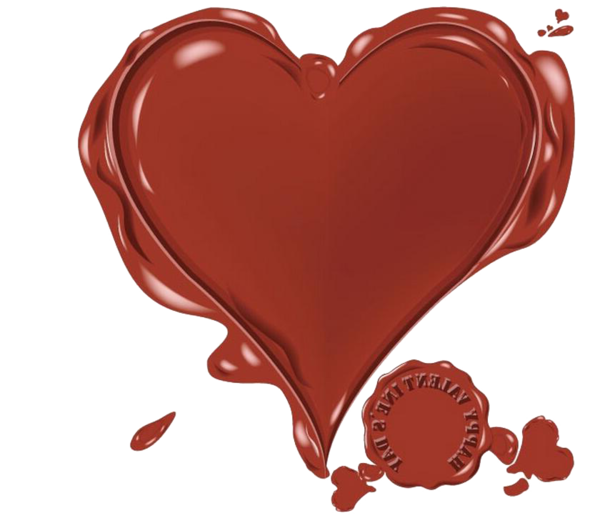 Transparent Valentines Day Wish Greeting Heart Love for Valentines Day