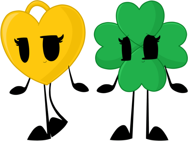Transparent Inanimate Love Artist Leaf Flower Yellow for St Patricks Day