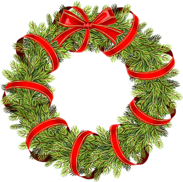 Transparent Wreath Christmas Day Christmas Decoration for Christmas