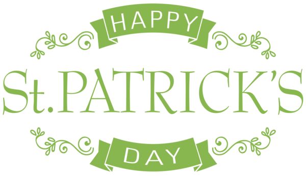 Transparent Saint Patrick S Day Digital Scrapbooking Cricut Green Text for St Patricks Day