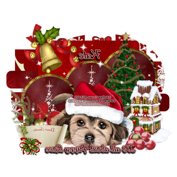 Transparent Puppy Christmas Ornament Dog Christmas for Christmas