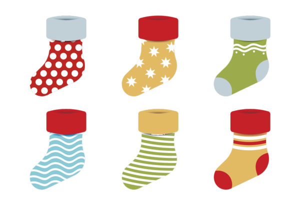 Transparent Christmas Christmas Stocking Sock Shoe for Christmas