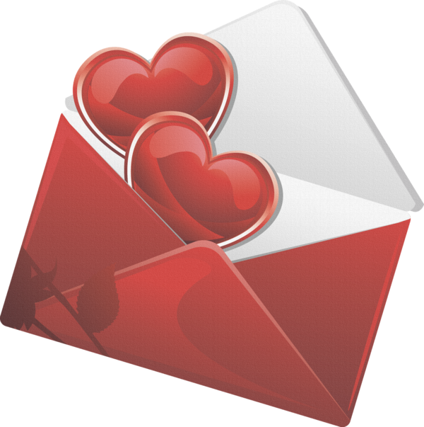 Transparent Love Letter Heart Letter Valentine S Day for Valentines Day