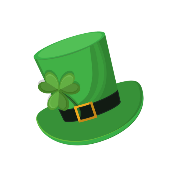Transparent Green Festival Hat for St Patricks Day