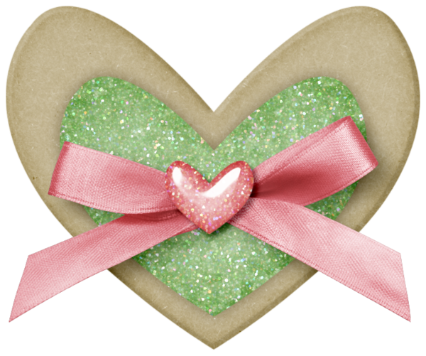 Transparent Heart Valentines Day Love Ribbon for Valentines Day