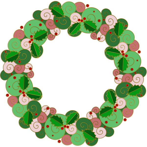 Transparent Wreath Christmas Christmas Decoration for Christmas