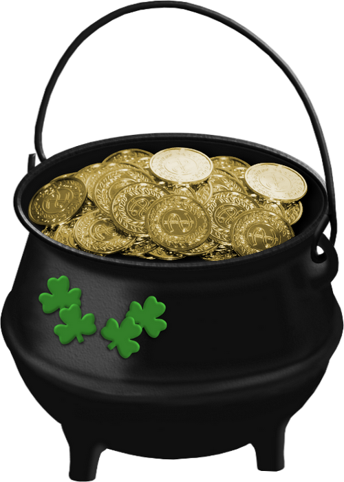 Transparent Gold Coin Gold Saint Patricks Day Cookware And Bakeware Metal for St Patricks Day