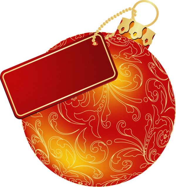Transparent Christmas Ornament Toy Christmas Red for Christmas
