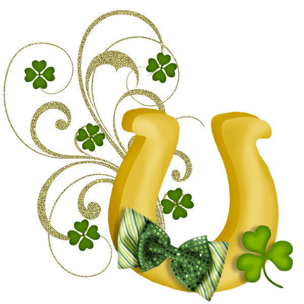 Transparent Ireland Clover Text Food Vegetable for St Patricks Day