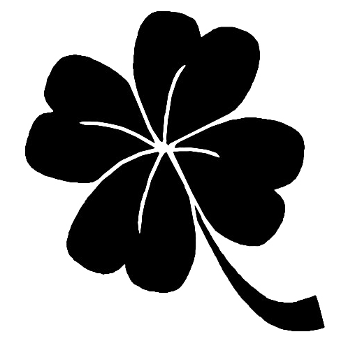 Transparent Fourleaf Clover Shamrock Saint Patricks Day Leaf Plant for St Patricks Day