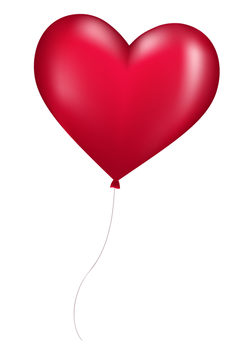 Transparent Balloon Heart Helium Love for Valentines Day