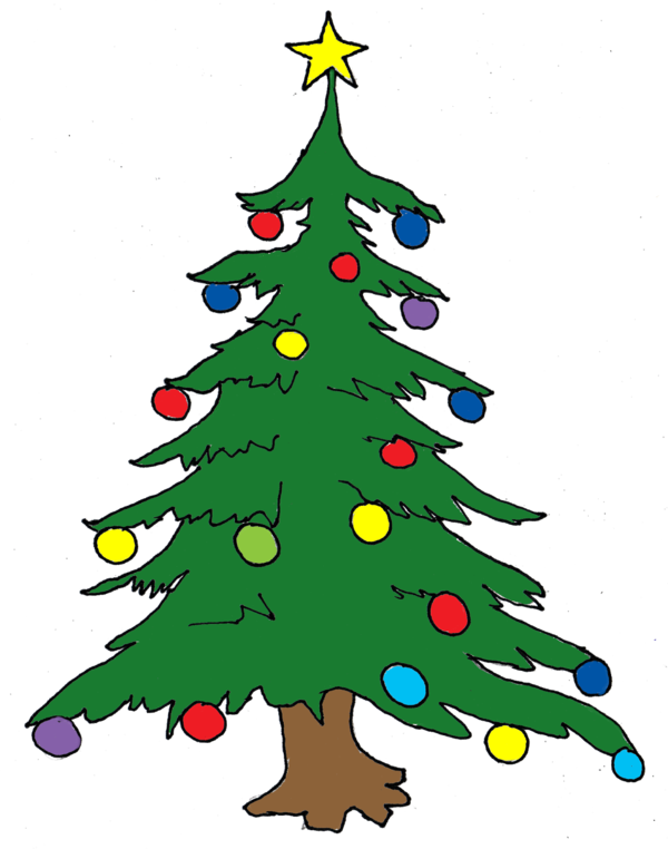 Transparent Christmas Tree Christmas Santa Claus Colorado Spruce for Christmas