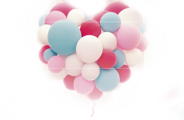 Transparent Balloon Love Toy Balloon Pink Heart for Valentines Day