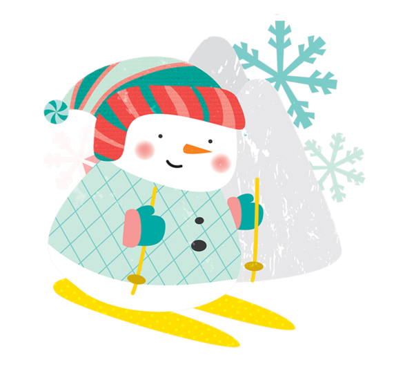 Transparent Snowman Software Snow Christmas Ornament for Christmas