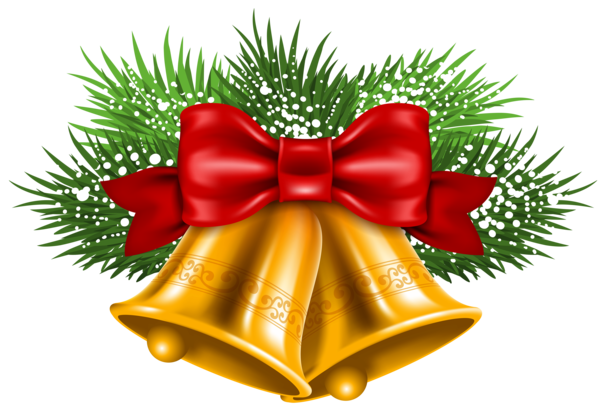 Transparent Christmas Jingle Bell Bell Fir Evergreen for Christmas