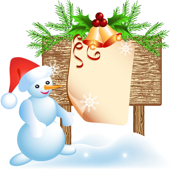 Transparent Christmas Software Snowman Fir for Christmas