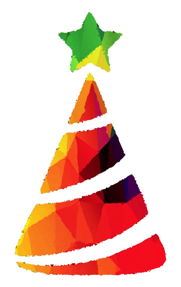 Transparent Christmas Tree Christmas Day Christmas Ornament Cone for Christmas