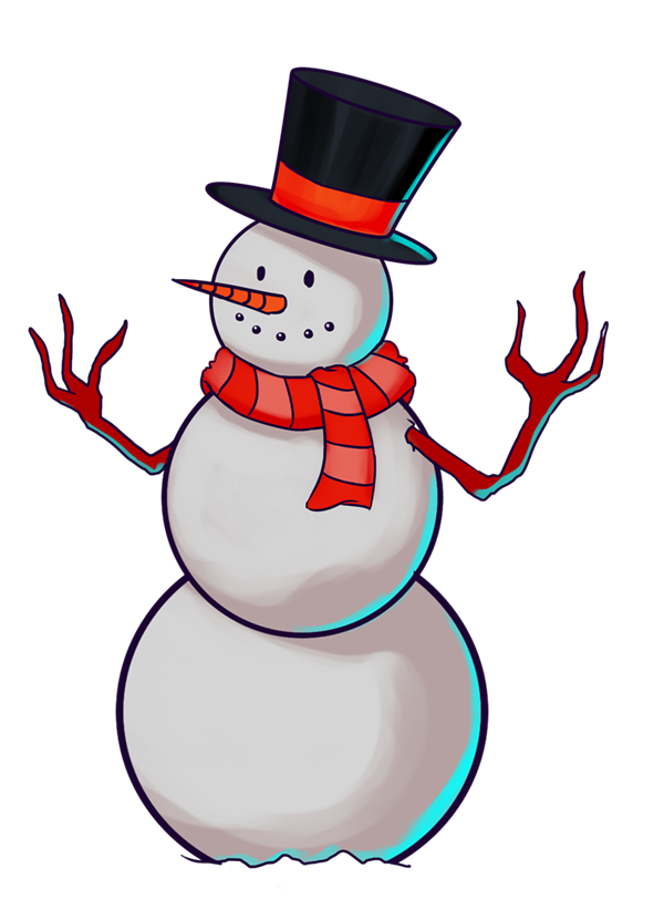 Transparent Snowman Christmas Christmas Card Christmas Ornament for Christmas