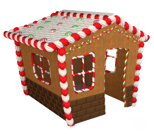 Transparent Gingerbread House Christmas Christmas Ornament for Christmas