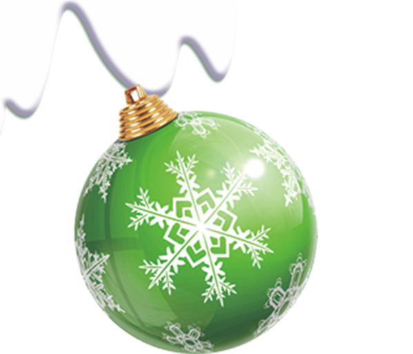 Transparent Christmas Christmas Ornament Ball Green for Christmas