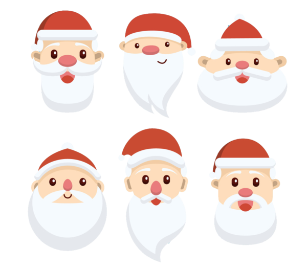Transparent Santa Claus Christmas New Year for Christmas