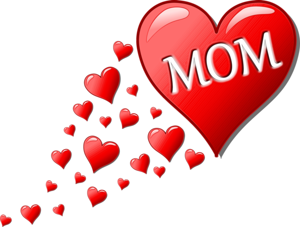 Transparent Mother Mothers Day Heart Love for Mothers Day