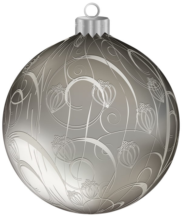 Transparent Christmas Ornament Christmas Silver Sphere for Christmas