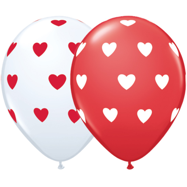 Transparent Balloon Valentines Day Heart Red for Valentines Day