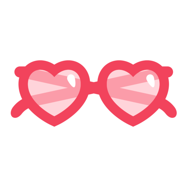 Transparent Valentines Day Valentines Day Cards Love Eyewear Glasses for Valentines Day