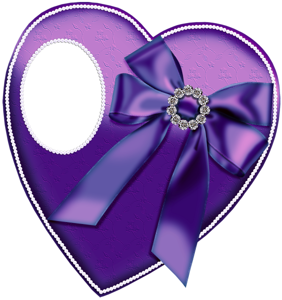 Transparent Heart Tenor Valentine S Day Purple for Valentines Day