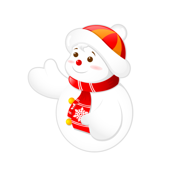 Transparent Christmas Snowman Animation Christmas Ornament for Christmas