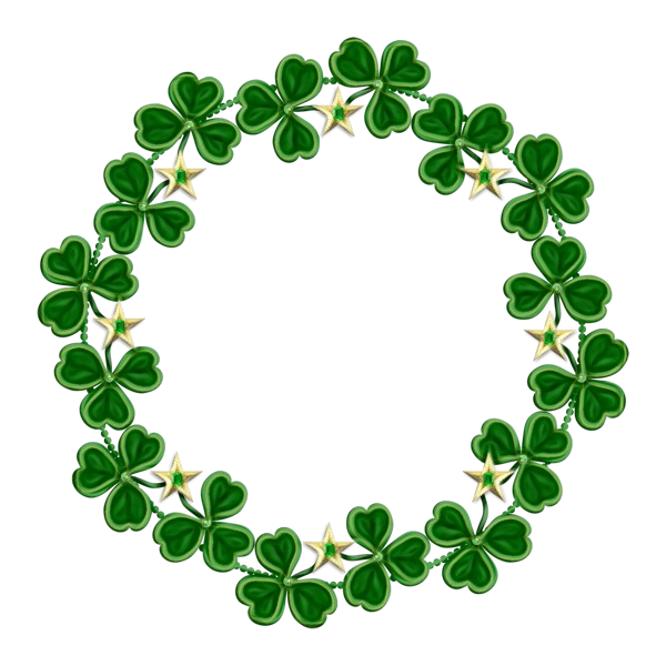 Transparent Saint Patricks Day March 17 Fourleaf Clover Green Leaf for St Patricks Day