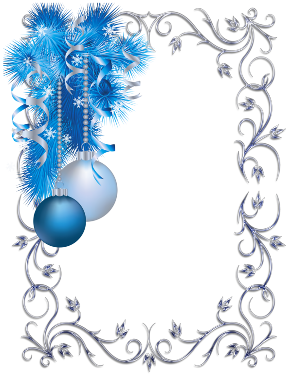 Transparent Christmas Ornament Christmas Christmas Decoration Blue Pine Family for Christmas