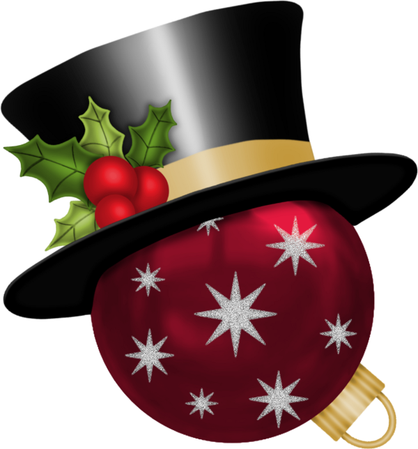 Transparent Christmas Ornament Hat Bombka Fruit for Christmas