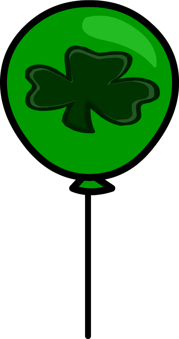 Transparent Battle For Dream Island Club Penguin Perler Beads Green Symbol for St Patricks Day
