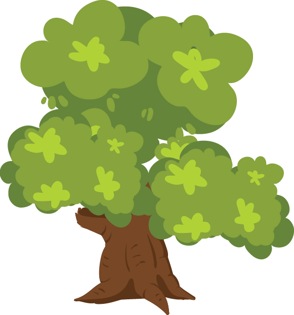 Transparent Shrub Tree Animation Plant Flower for St Patricks Day