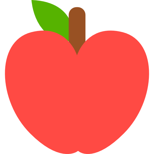 Transparent Heart Apple Shape Fruit for Valentines Day