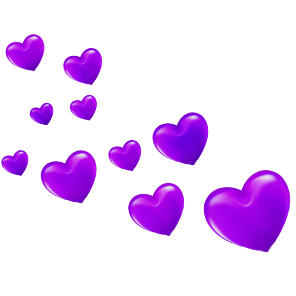 Transparent Heart Drawing Desktop Wallpaper Violet for Valentines Day