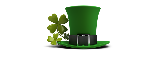 Transparent 17 March Irish People Culture Green Flowerpot for St Patricks Day