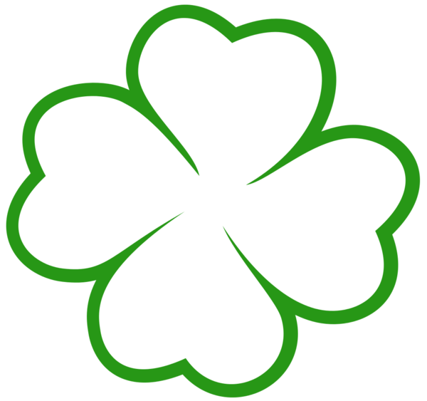 Transparent Fourleaf Clover Clover Leaf Plant Flora for St Patricks Day