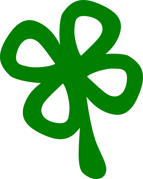 Transparent Fourleaf Clover Clover Leaf Grass for St Patricks Day