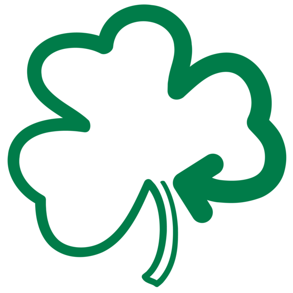 Transparent University Of Notre Dame Shamrock Logo Plant Flower for St Patricks Day