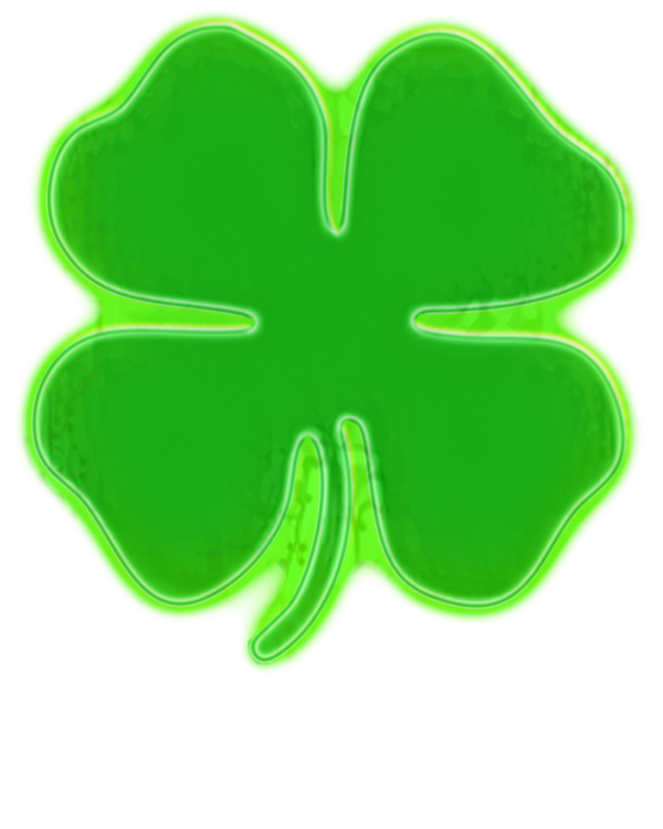 Transparent Fourleaf Clover Love Celtic Fc Green Leaf for St Patricks Day