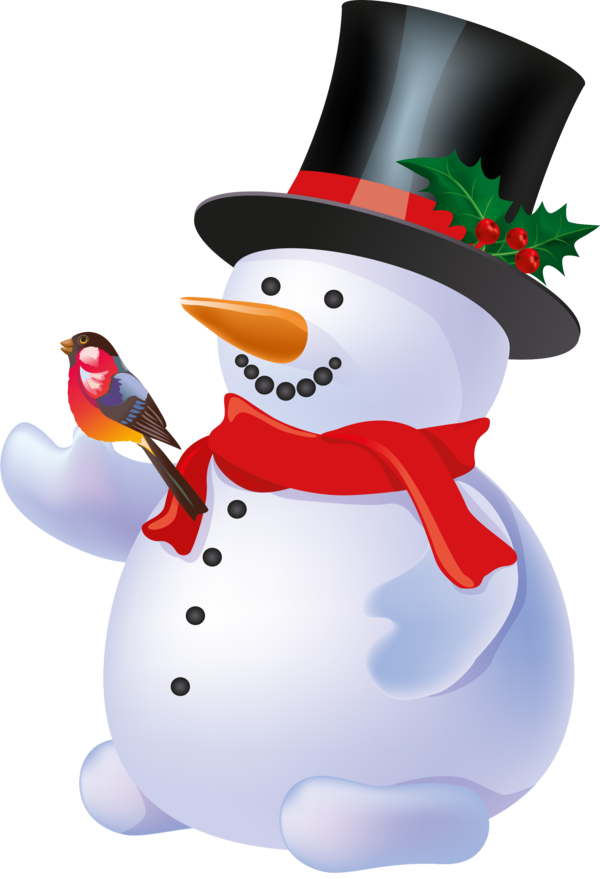 Transparent Christmas New Year Christmas Ornament Snowman for Christmas