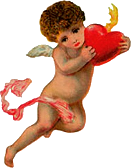 Transparent Cupid Love Cherub Angel Joint for Valentines Day
